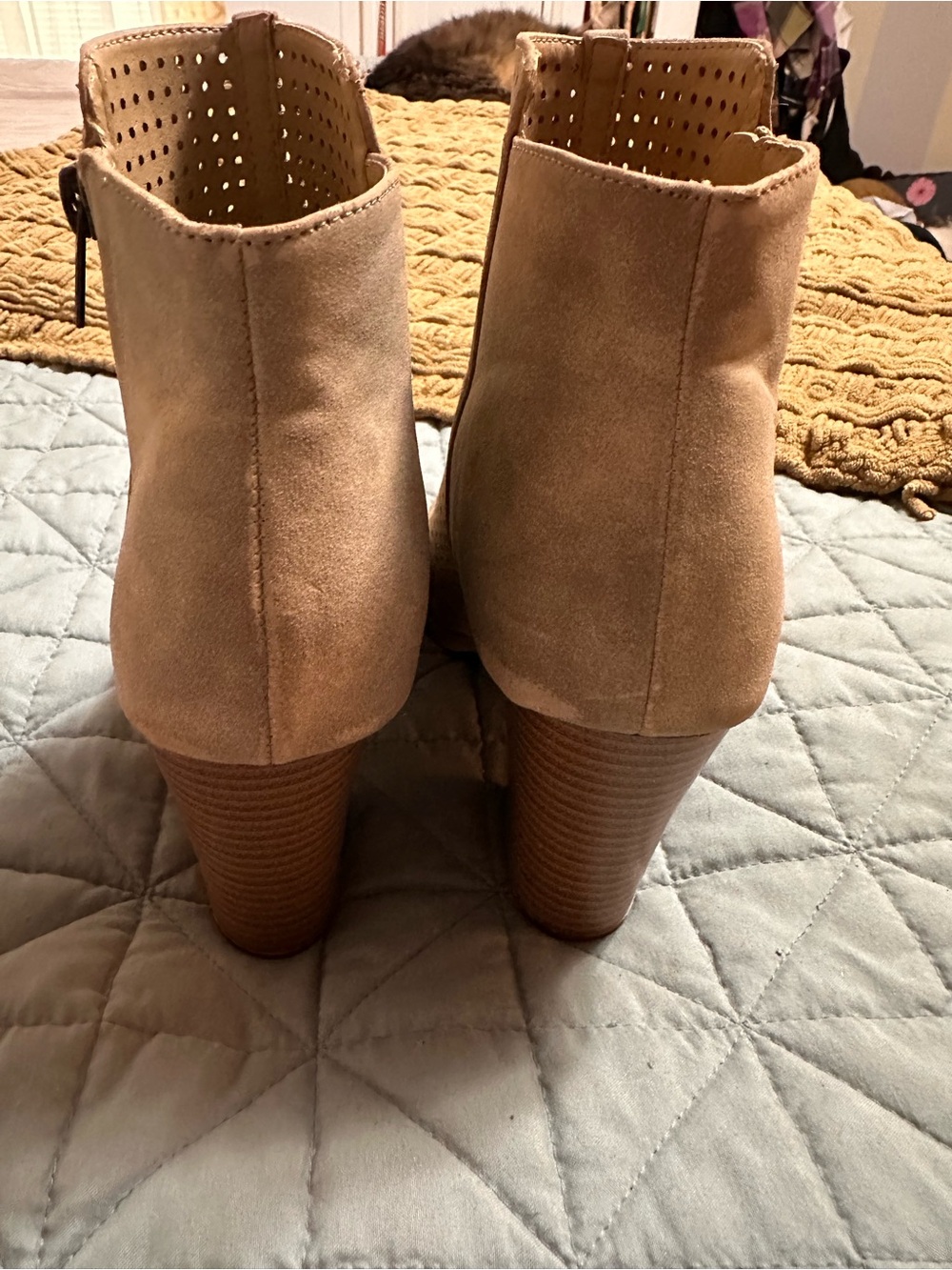 Open-Toe Laser-cut Booties - Picture 4 of 7